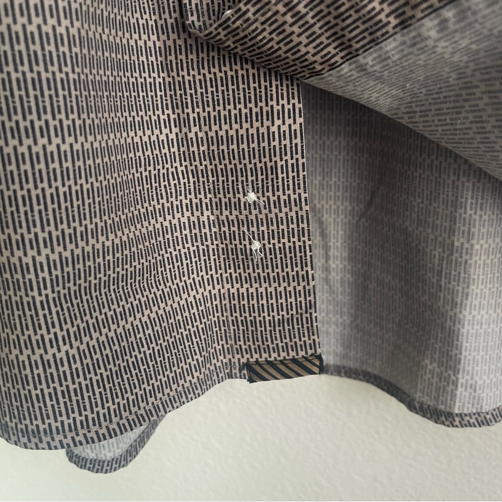 Billy Reid Pattern Button Down Long Sleeve Front … - image 6